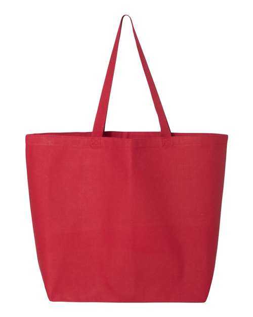 Q-Tees Q600 25L Jumbo Tote - Red - HIT a Double