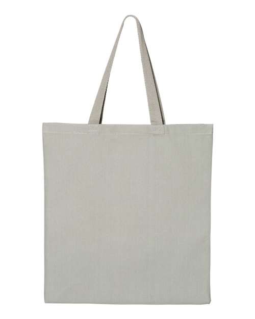 Q-Tees Q800 Promotional Tote - Grey - HIT a Double