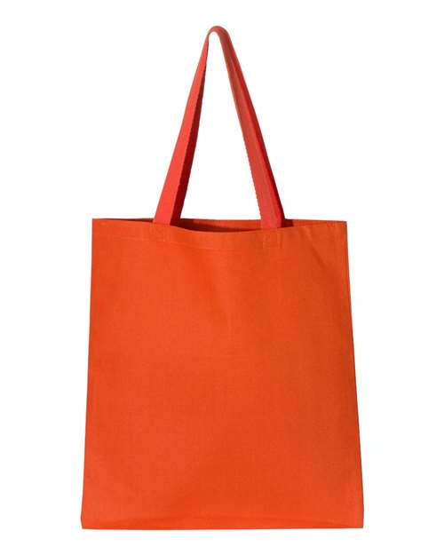 Q-Tees Q800 Promotional Tote - Orange - HIT a Double