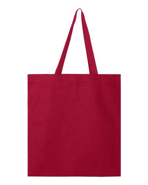 Q-Tees Q800 Promotional Tote - Red - HIT a Double