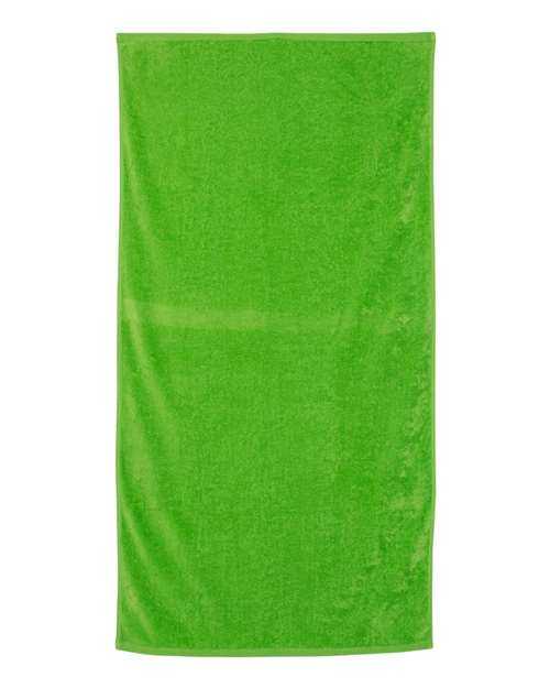 Q-Tees QV3060 Velour Beach Towel - Lime - HIT a Double