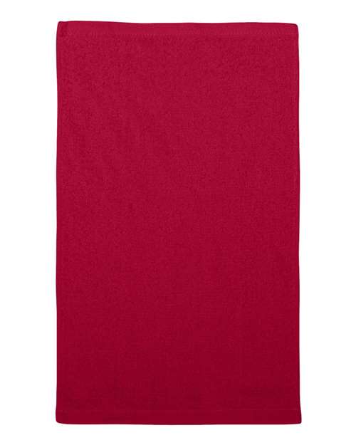 Q-Tees T18 Budget Rally Towel - Red - HIT a Double