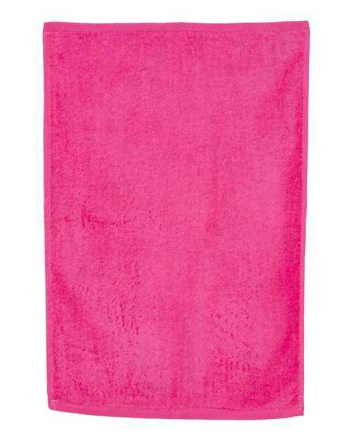 Q-Tees T200 Hemmed Hand Towel - Hot Pink - HIT a Double