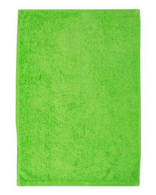 Q-Tees T200 Hemmed Hand Towel - Lime - HIT a Double