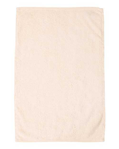 Q-Tees T200 Hemmed Hand Towel - Natural - HIT a Double