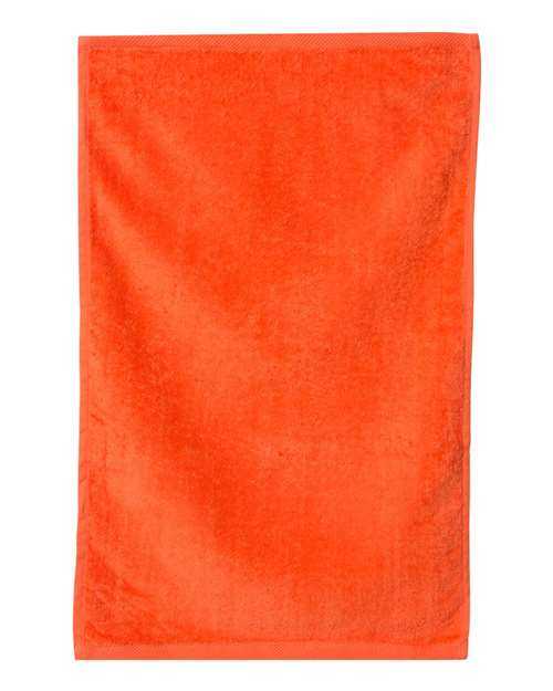 Q-Tees T200 Hemmed Hand Towel - Orange - HIT a Double