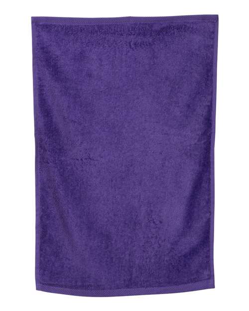 Q-Tees T200 Hemmed Hand Towel - Purple - HIT a Double