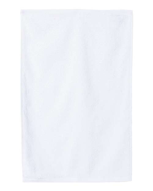Q-Tees T200 Hemmed Hand Towel - White - HIT a Double