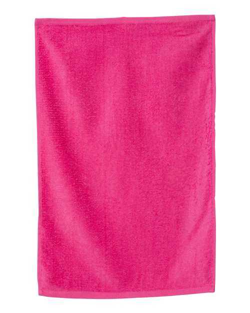 Q-Tees T300 Deluxe Hemmed Hand Towel - Hot Pink - HIT a Double