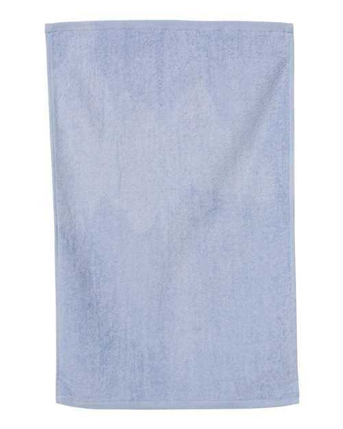 Q-Tees T300 Deluxe Hemmed Hand Towel - Light Blue - HIT a Double