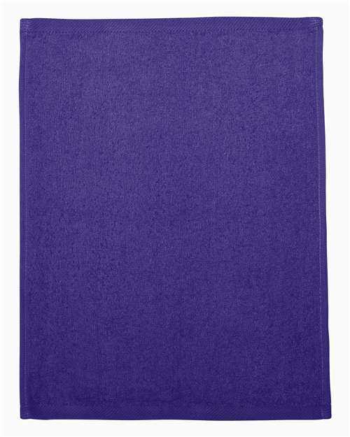 Q-Tees T600 Hemmed Fingertip Towel - Purple - HIT a Double