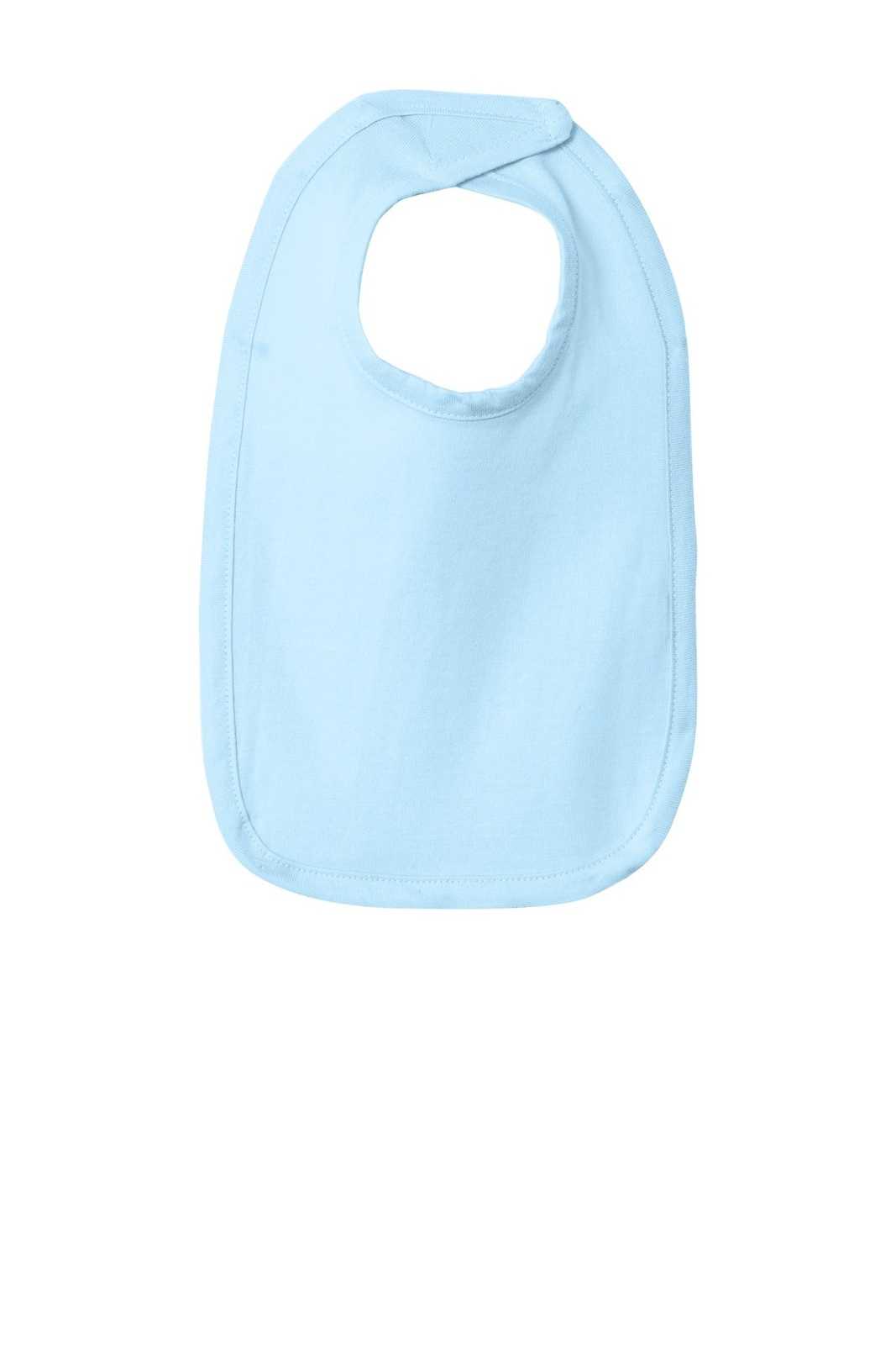 Rabbit Skins 1005 Infant Premium Jersey Bib - Light Blue - HIT a Double