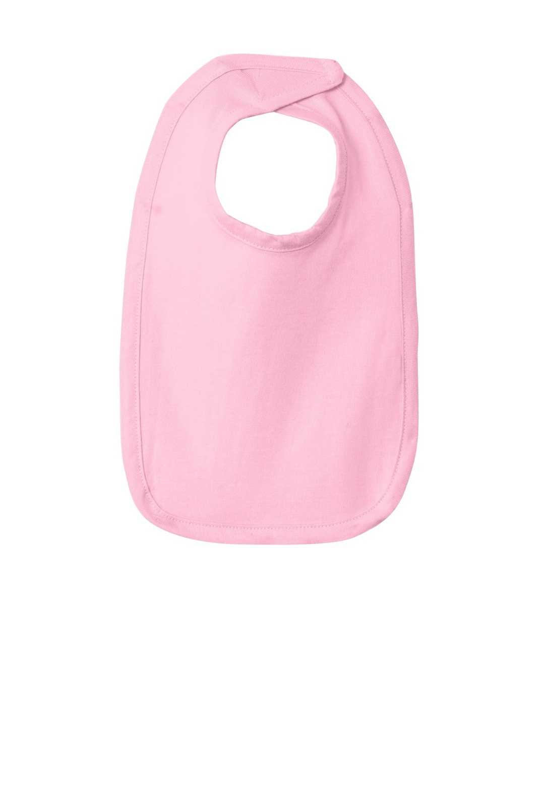 Rabbit Skins 1005 Infant Premium Jersey Bib - Pink - HIT a Double