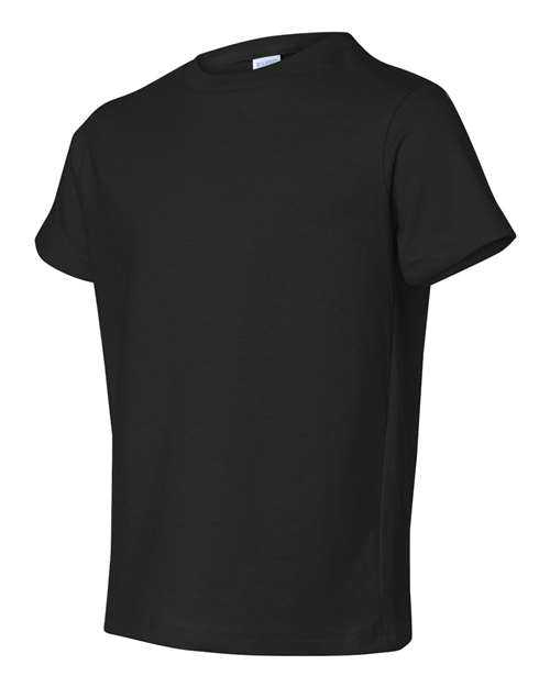 Rabbit Skins 3301J Juvy Short Sleeve T-Shirt - Black - HIT a Double