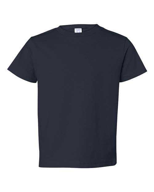 Rabbit Skins 3301J Juvy Short Sleeve T-Shirt - Navy - HIT a Double
