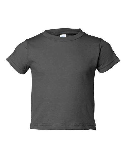 Rabbit Skins 3301T Toddler Cotton Jersey Tee - Charcoal - HIT a Double