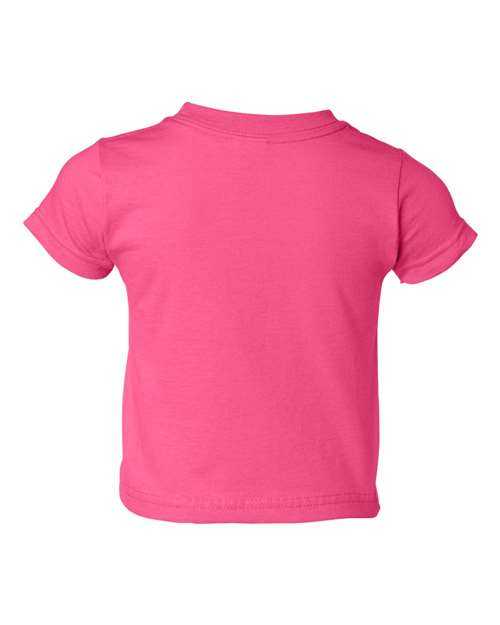 Rabbit Skins 3301T Toddler Cotton Jersey Tee - Hot Pink - HIT a Double