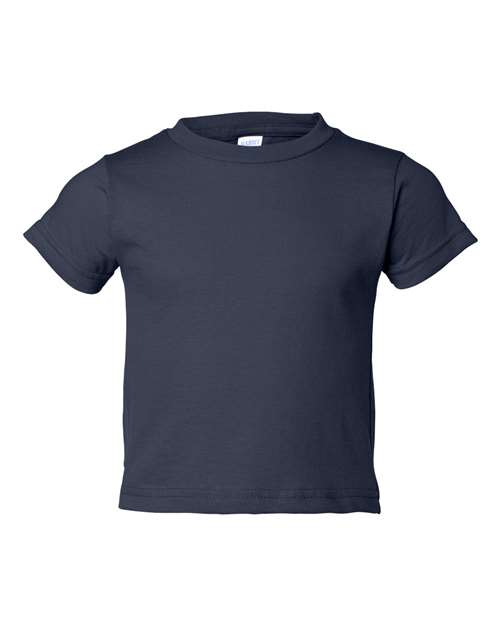 Rabbit Skins 3301T Toddler Cotton Jersey Tee - Navy - HIT a Double