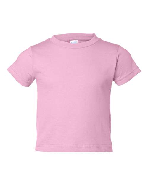 Rabbit Skins 3301T Toddler Cotton Jersey Tee - Pink - HIT a Double