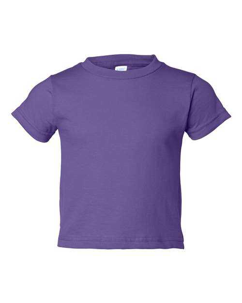 Rabbit Skins 3301T Toddler Cotton Jersey Tee - Purple - HIT a Double
