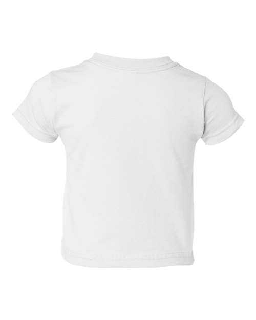 Rabbit Skins 3301T Toddler Cotton Jersey Tee - White - HIT a Double