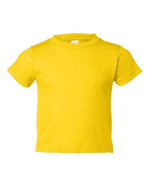 Rabbit Skins 3301T Toddler Cotton Jersey Tee - Yellow - HIT a Double