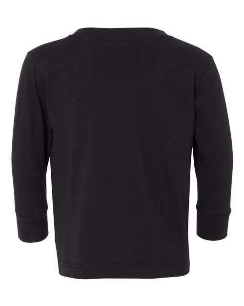 Rabbit Skins 3302 Toddler Long Sleeve Fine Jersey Tee - Black - HIT a Double