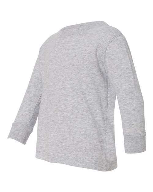 Rabbit Skins 3302 Toddler Long Sleeve Fine Jersey Tee - Heather - HIT a Double