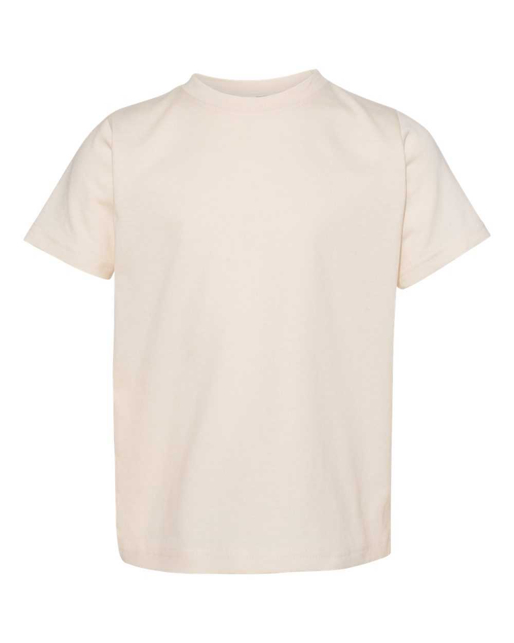 Rabbit Skins 3321 Toddler Fine Jersey Tee - Natural - HIT a Double
