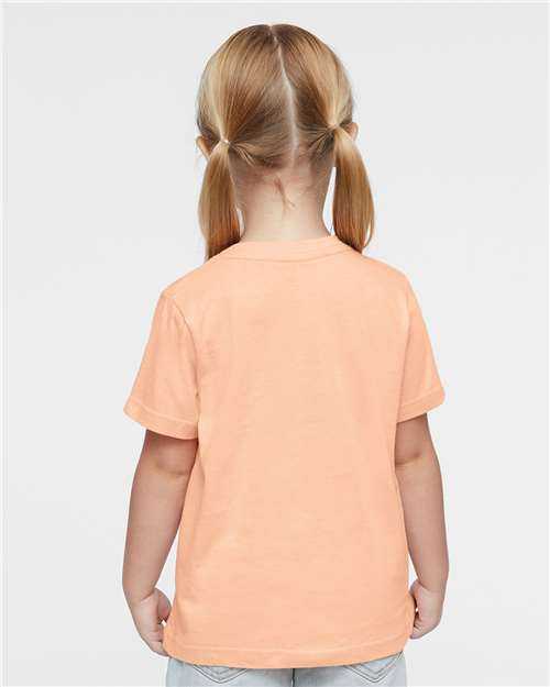 Rabbit Skins 3321 Toddler Fine Jersey Tee - Peachy&quot; - &quot;HIT a Double