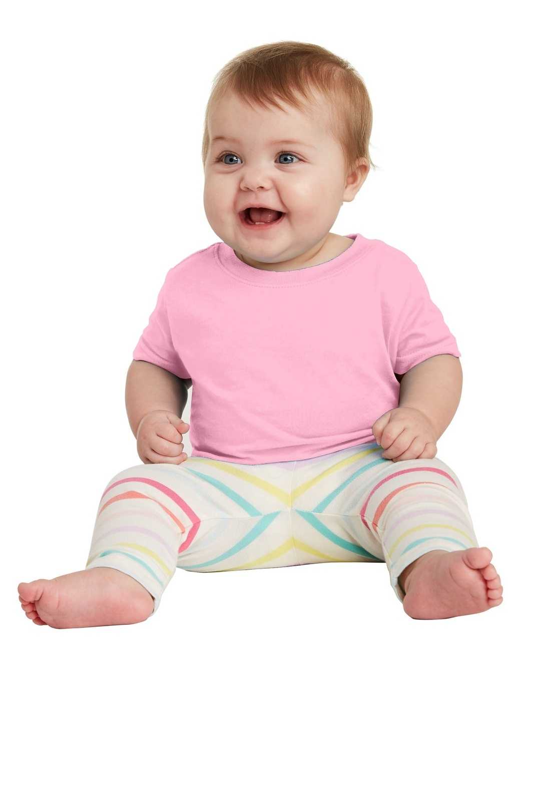 Rabbit Skins 3322 Infant Fine Jersey Tee - Pink - HIT a Double