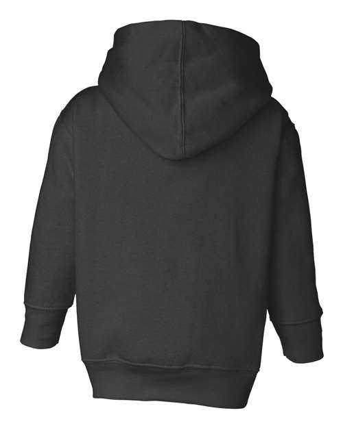 Rabbit Skins 3346 Toddler Full-Zip Fleece Hooded Sweatshirt - Black - HIT a Double