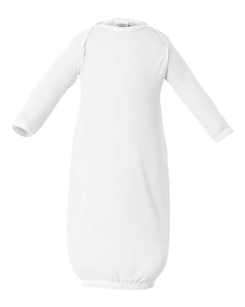 Rabbit Skins 4406 Infant Baby Rib Layette - White - HIT a Double
