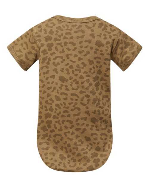 Rabbit Skins 4424 Infant Fine Jersey Bodysuit - Brown Leopard - HIT a Double