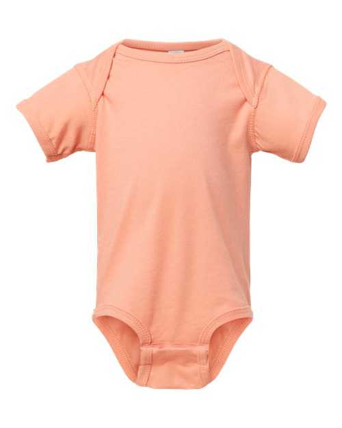 Rabbit Skins 4424 Infant Fine Jersey Bodysuit - Sunset - HIT a Double