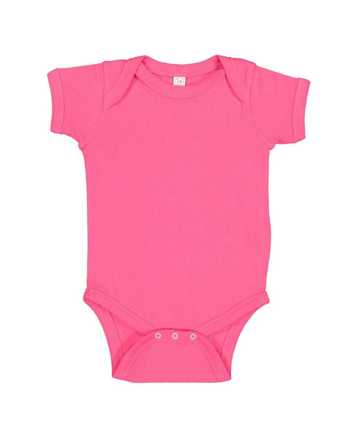 Rabbit Skins 4424 Infant Vintage Fine Jersey Bodysuit - Hot Pink - HIT a Double