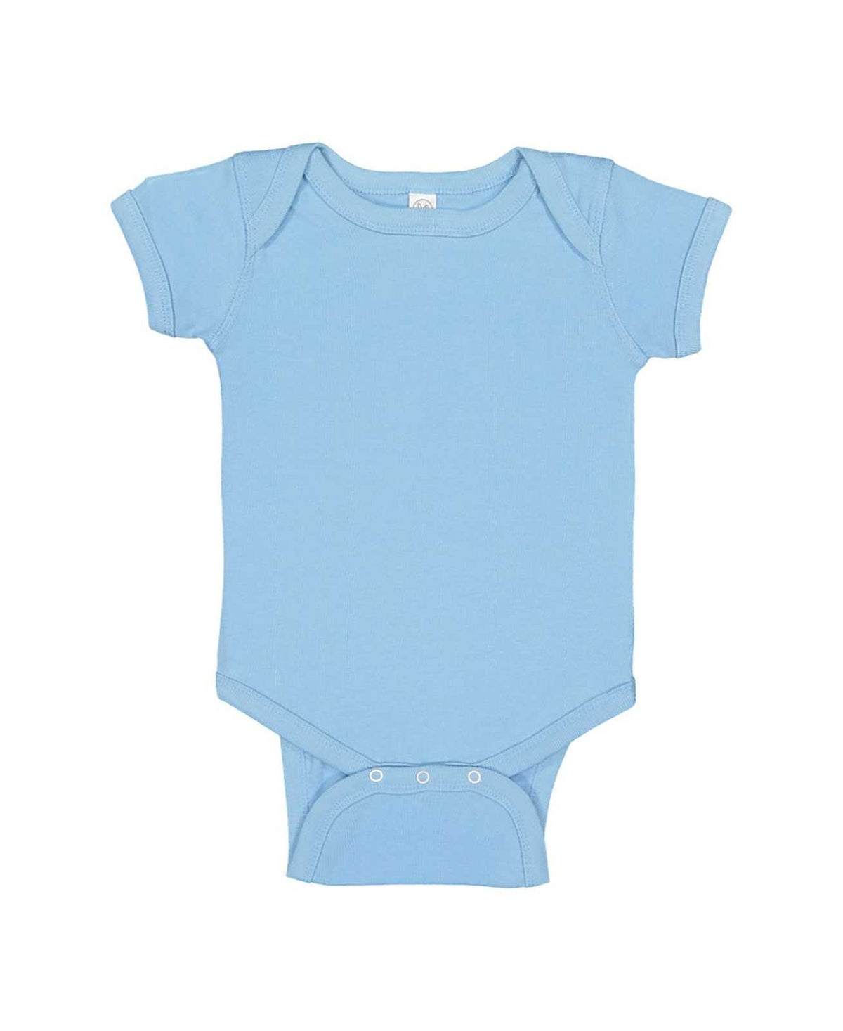 Rabbit Skins 4424 Infant Vintage Fine Jersey Bodysuit - Light Blue - HIT a Double