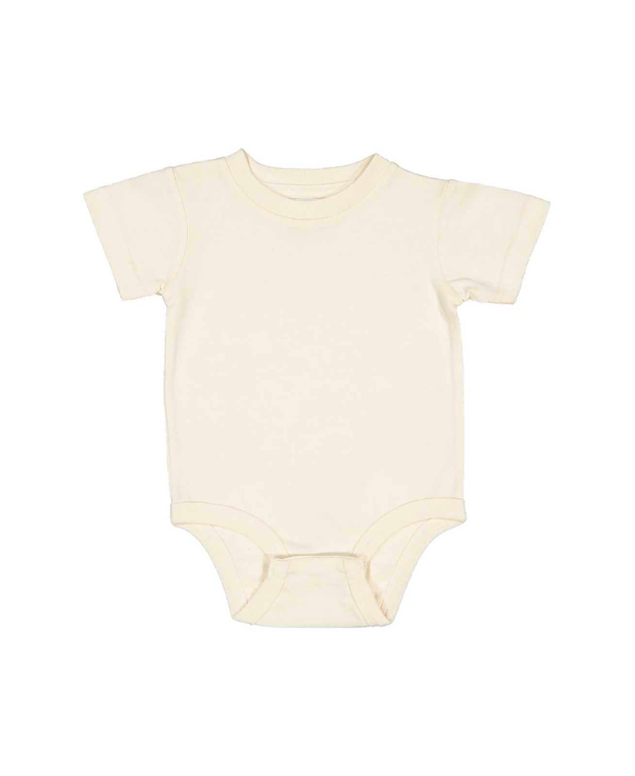 Rabbit Skins 4424 Infant Vintage Fine Jersey Bodysuit - Natural Heather - HIT a Double