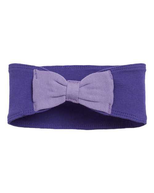 Rabbit Skins 4454 Infant Bow Tie Headband - Purple Lavender - HIT a Double