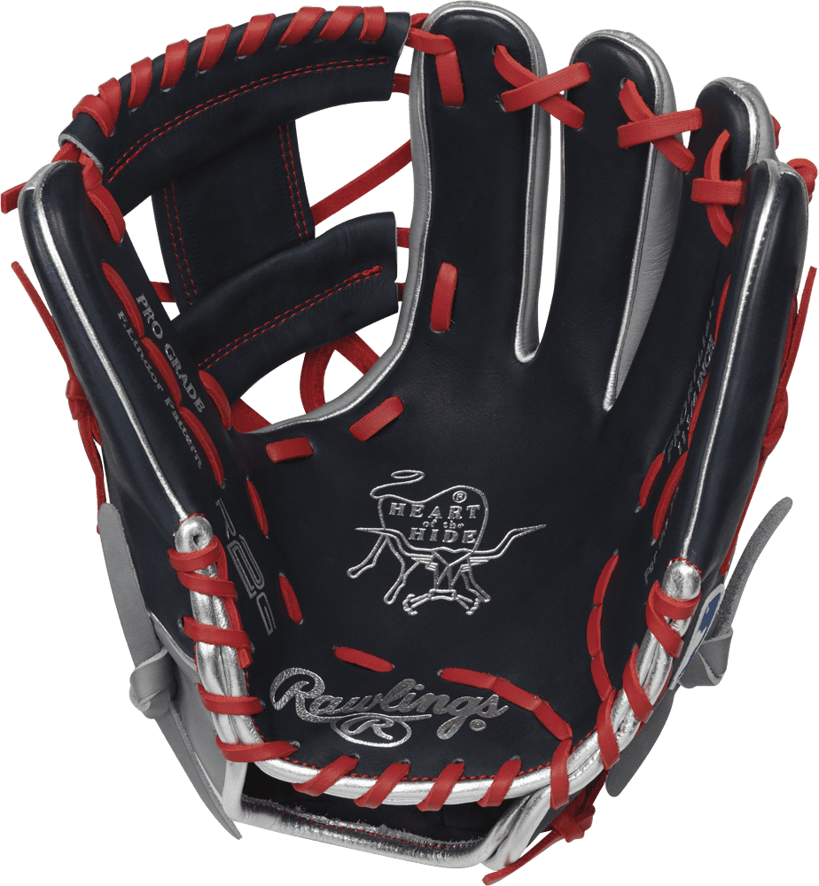 Rawlings 2022 Heart of the Hide R2G Lindor11.75&quot; Infield Glove PRORFL12N - Gray Black - HIT a Double - 2
