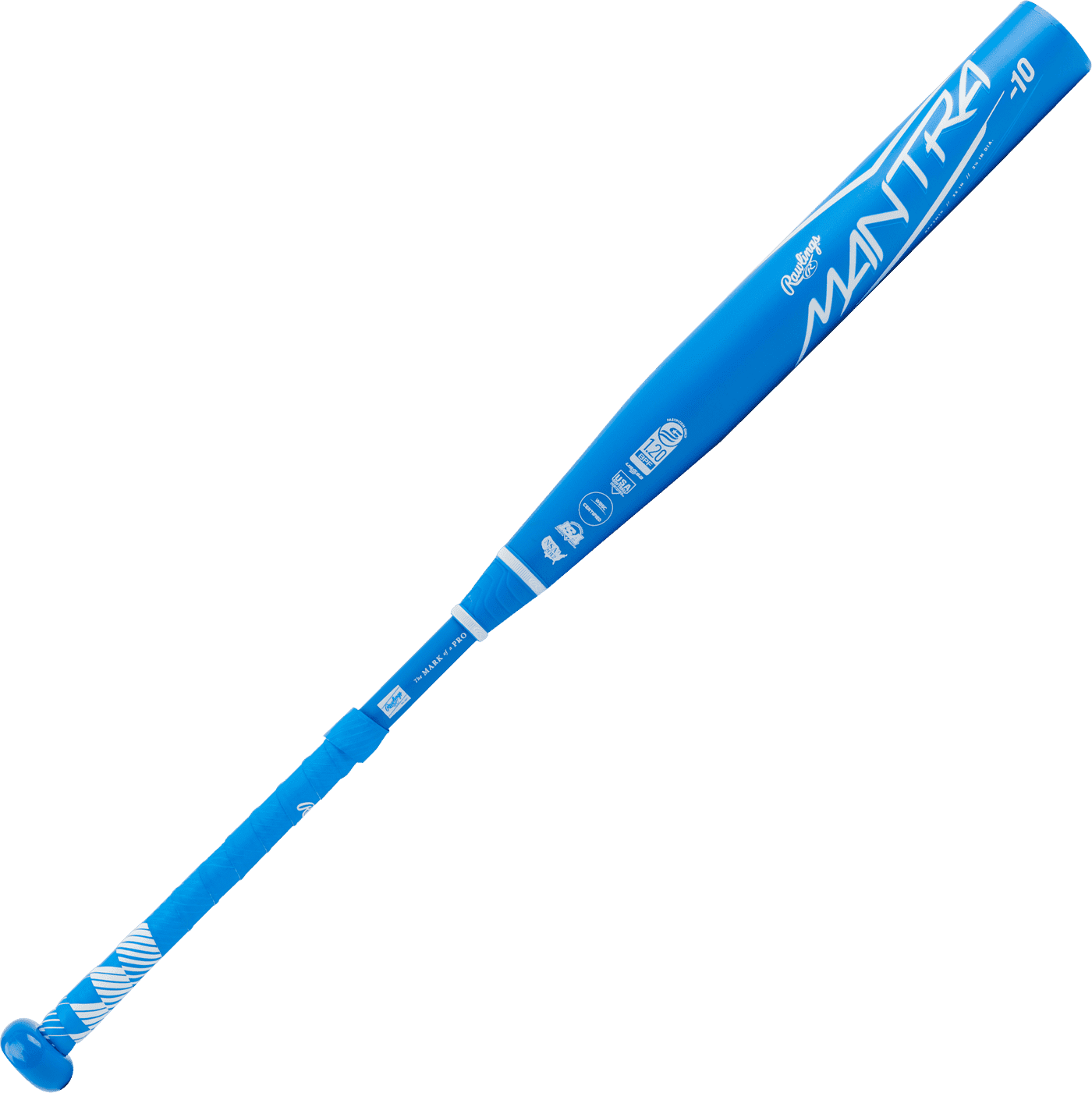 Rawlings 2023 Mantra 2.0 Fastpitch Bat -10 RFP3M10 - Blue - HIT a Double - 1