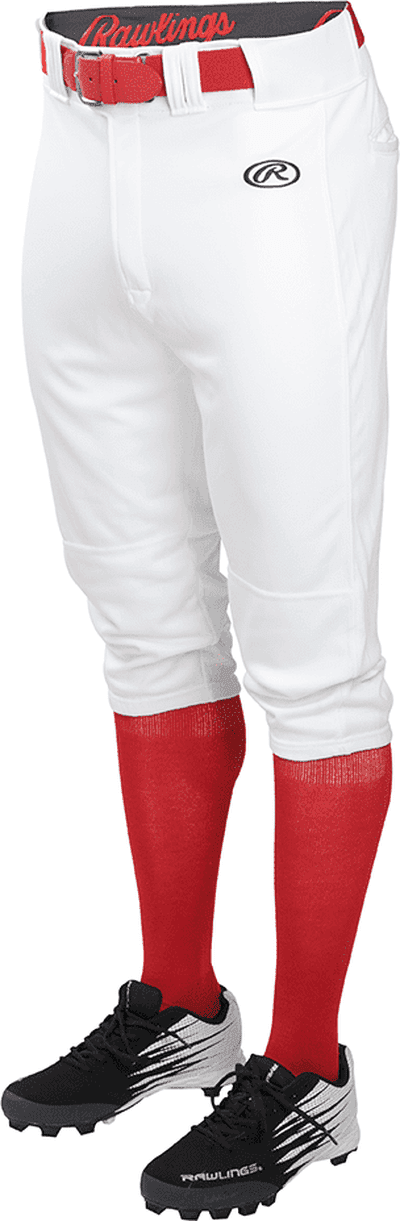 Rawlings Adult Solid Launch Knicker Pant LNCHKP - White