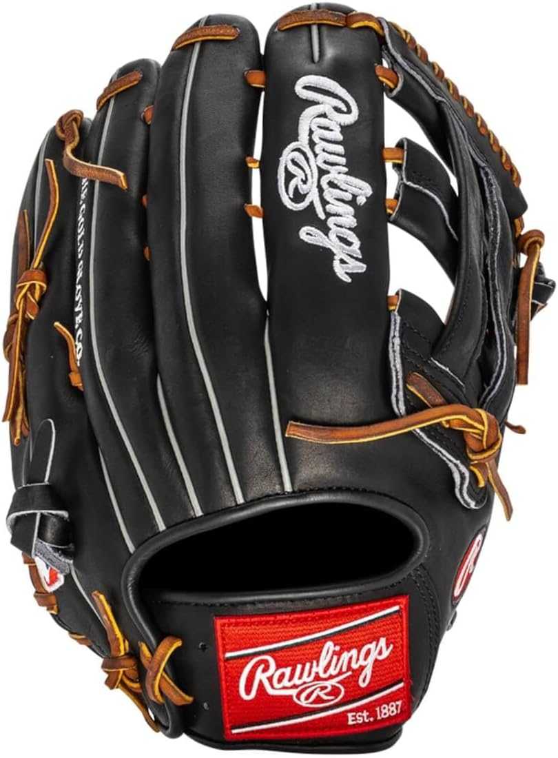 Rawlings Heart of The Hide PROT3029C-6B 12.75" Outfield Glove - Black - HIT a Double