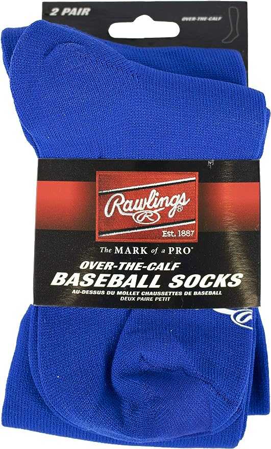 Rawlings Over-The-Calf Baseball Socks (2 Pair) - Royal - HIT a Double