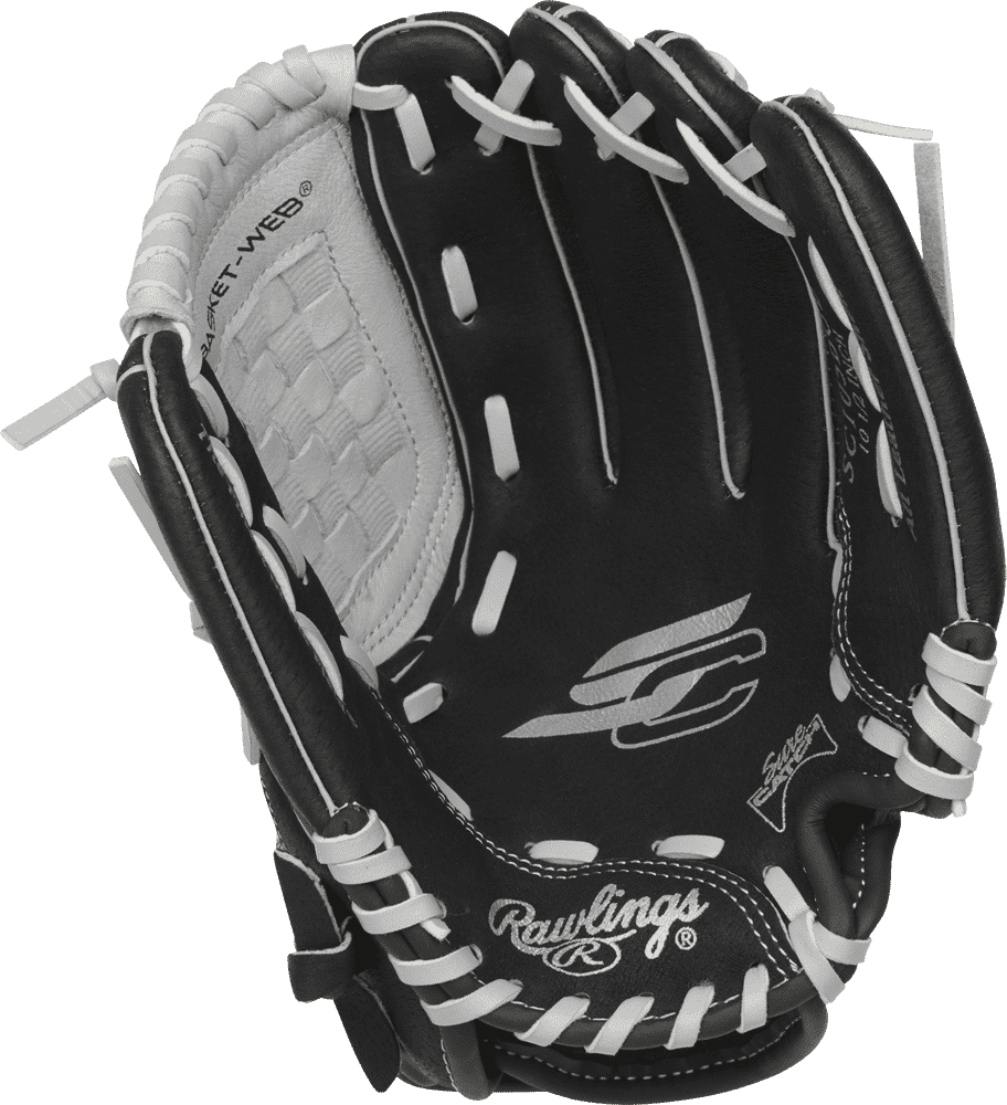 Rawlings Sure Catch 10.50" Youth Utility Glove SC105BGB - Black Gray - HIT a Double