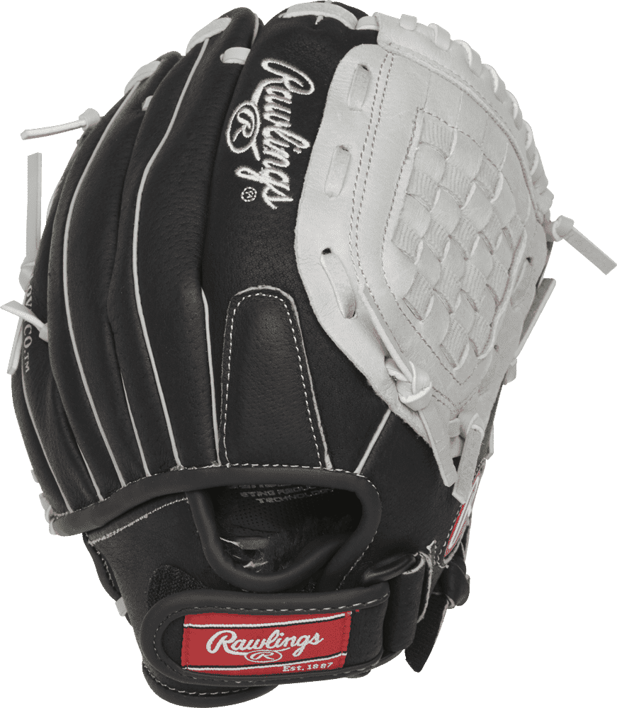 Rawlings Sure Catch 10.50&quot; Youth Utility Glove SC105BGB - Black Gray - HIT a Double