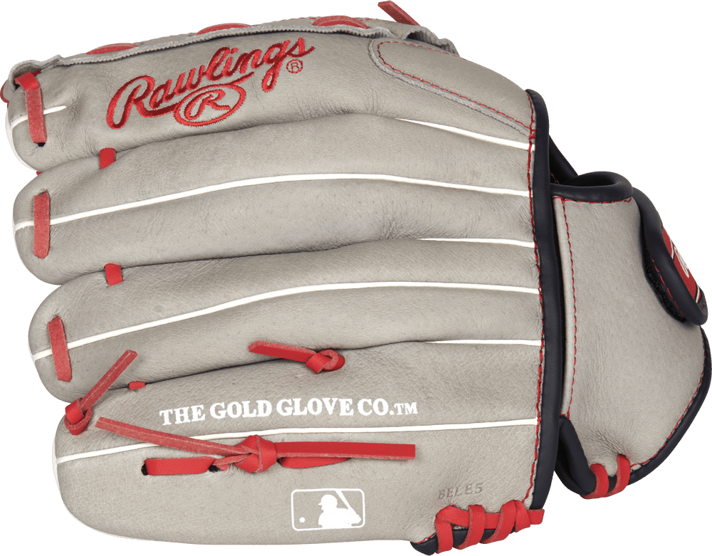 Rawlings Sure Catch 11.00&quot; Mike Trout Youth Utility Glove SC110MT - Gray Orange - HIT a Double