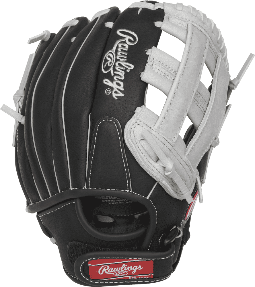 Rawlings Sure Catch 11.00&quot; Youth Utility Glove SC110BGH - Black Gray - HIT a Double