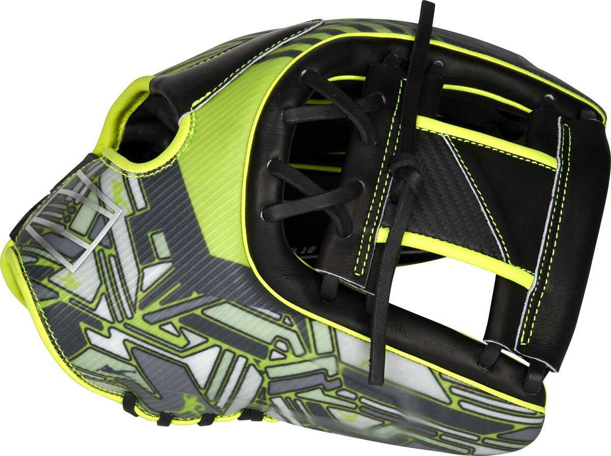 Rawlings 2022 REV1X 11.75&quot; Infield Glove - Black Green - HIT a Double