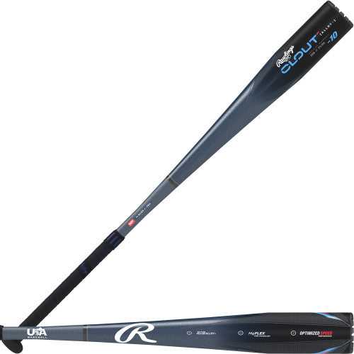 Rawlings 2023 Clout (-10) USA Approved Bat RUS3C10 - Black Blue - HIT a Double